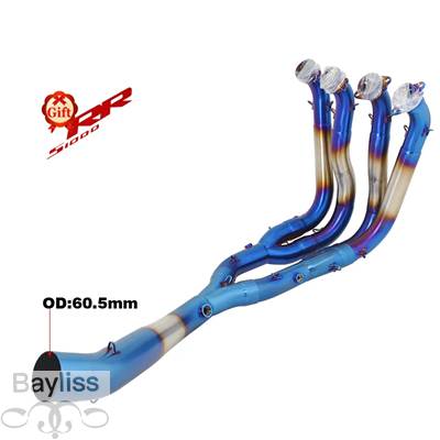 【並行輸入品】 BMWバイク 二輪用フロントマニホールド マフラー用フルシステム BMW S1000rr 2010 - 2018 s1000r 2015-2018の画像