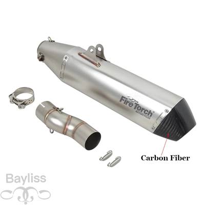 並行輸入品】 バイク排気エスケープシステムマフラーミドルリンク