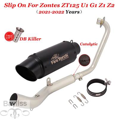【並行輸入品】 フルバイク排気システム パイプ付き排気システム Zt125 u1 g1 z2 2021 - 2022_5