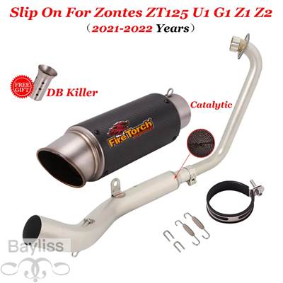 【並行輸入品】 フルバイク排気システム パイプ付き排気システム Zt125 u1 g1 z2 2021 - 2022_6
