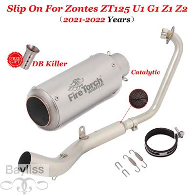 【並行輸入品】 フルバイク排気システム パイプ付き排気システム Zt125 u1 g1 z2 2021 - 2022_8
