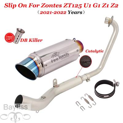 【並行輸入品】 フルバイク排気システム パイプ付き排気システム Zt125 u1 g1 z2 2021 - 2022_2