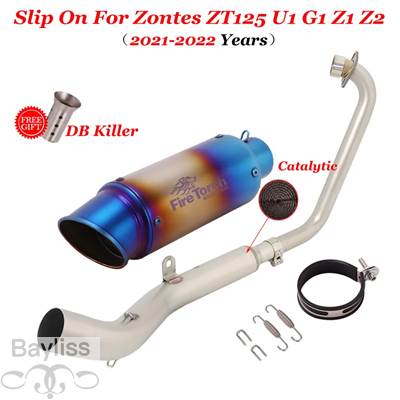 【並行輸入品】 フルバイク排気システム パイプ付き排気システム Zt125 u1 g1 z2 2021 - 2022_3