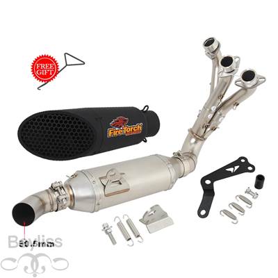 【並行輸入品】 ヤマハmt09 fz09 xsr900 xsr 900 トレーサー9 gt 2022 2023用フロントリンクエキゾーストサイレンサー_9