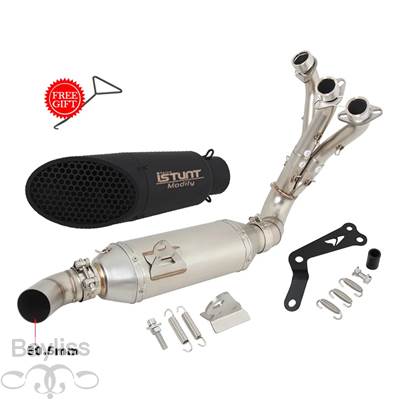 【並行輸入品】 ヤマハmt09 fz09 xsr900 xsr 900 トレーサー9 gt 2022 2023用フロントリンクエキゾーストサイレンサー_10