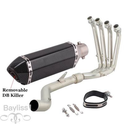 【並行輸入品】 排気システム バイク 二輪エキゾーストサイレンサー付きフル排気システム srk800rr QJ800GS-G qj 800 GS-G 2023 2024 51mmの画像
