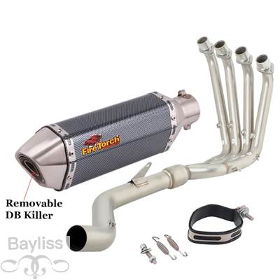 【並行輸入品】 排気システム バイク 二輪エキゾーストサイレンサー付きフル排気システム srk800rr QJ800GS-G qj 800 GS-G 2023 2024 51mmの画像
