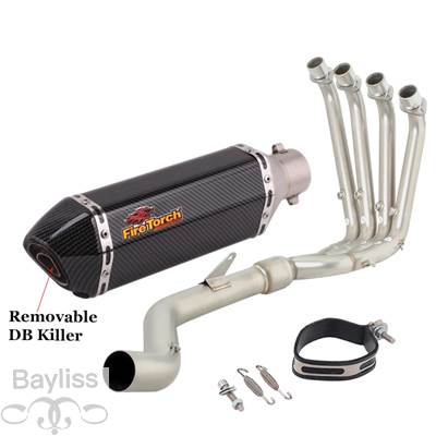 【並行輸入品】 排気システム バイク 二輪エキゾーストサイレンサー付きフル排気システム srk800rr QJ800GS-G qj 800 GS-G 2023 2024 51mmの画像