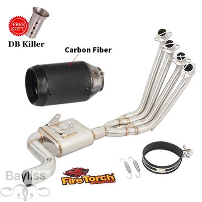 【並行輸入品】 排気システム ホンダcbr650 cb650r cb650f cbr650f cbr650f cbr 650 2014-2023用エスケープ付きフロントリンクパイプ_2