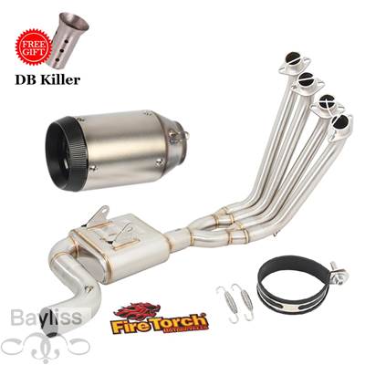【並行輸入品】 排気システム ホンダcbr650 cb650r cb650f cbr650f cbr650f cbr 650 2014-2023用エスケープ付きフロントリンクパイプ_6