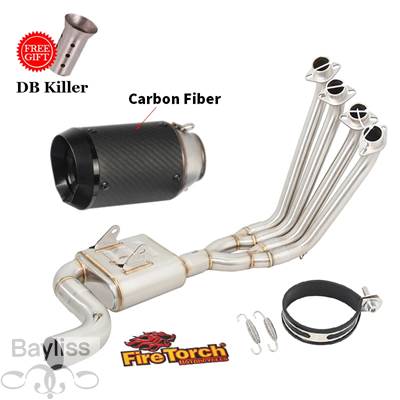 【並行輸入品】 排気システム ホンダcbr650 cb650r cb650f cbr650f cbr650f cbr 650 2014-2023用エスケープ付きフロントリンクパイプ_8