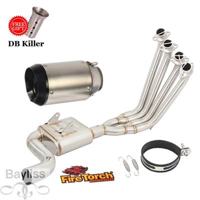 【並行輸入品】 排気システム ホンダcbr650 cb650r cb650f cbr650f cbr650f cbr 650 2014-2023用エスケープ付きフロントリンクパイプ_12