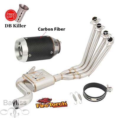 【並行輸入品】 排気システム ホンダcbr650 cb650r cb650f cbr650f cbr650f cbr 650 2014-2023用エスケープ付きフロントリンクパイプ_4