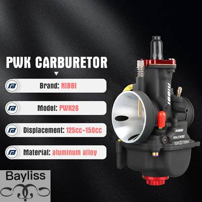【並行輸入品】 NIBBI PWK レーシングキャブレター PWK24/26/28/30/32/34/36/38/40 mmキャブレターパワージェット付きヤマハ KawasakiSuzuki バイク部品の画像
