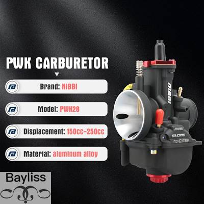 【並行輸入品】 NIBBI PWK レーシングキャブレター PWK24/26/28/30/32/34/36/38/40 mmキャブレターパワージェット付きヤマハ KawasakiSuzuki バイク部品の画像