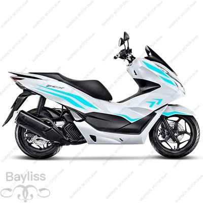 並行輸入品】 バイク装飾ステッカー ホンダpcx 160用フェアリング 