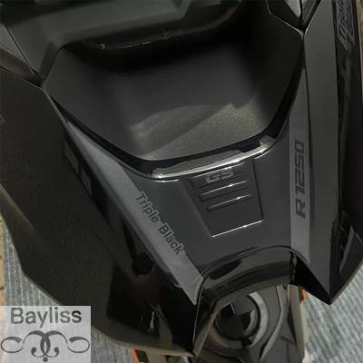 【並行輸入品】 Bmw R 1250 GS トリプルブラック 2021 バイクステッカーキット 3D ゲルエポキシ樹脂防水滑り止め保護デカール_8