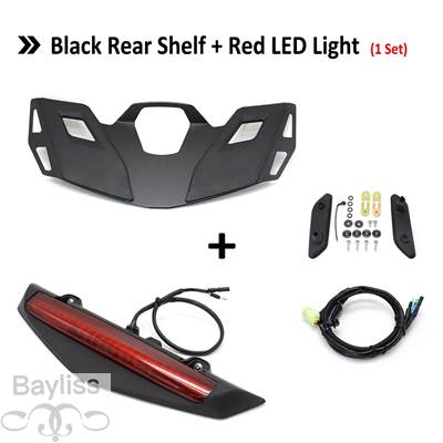 【並行輸入品】 バイクトランクキャリアledライトホンダゴールドウィングGL1800ツアーGL1800B自動dct GL1800BD 1800DA 2021 2022の画像
