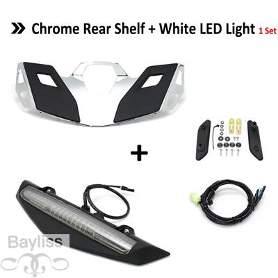 【並行輸入品】 LEDバイク 二輪ラゲッジラック ゴールドウィングホンダ ゴールドウィングツアー gl1800 b 自動dct gl1800bd 1800da 2022 2021 2022の画像