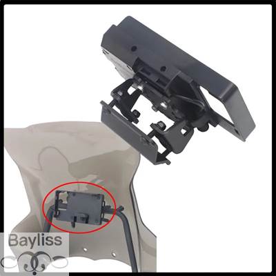 【並行輸入品】 Bmw r 1200 gs r1200gsr1200アドベンチャー2005-2012 2011 2010用バイク 二輪ナビゲーションサポート付きウィンドデフレクター バイクの画像