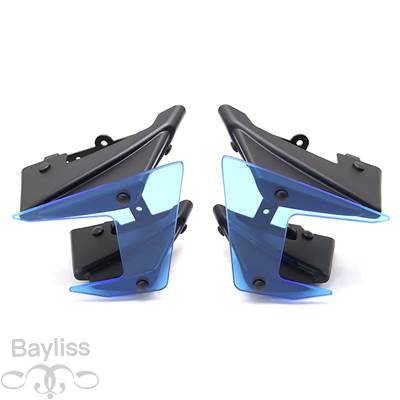 【並行輸入品】 MT-09 2017-2020バイク部品サイドダウンフォース裸スポイラー固定ウイングレットフェアリング羽ヤマハMT09 mt 09 sp 2018 2019_2