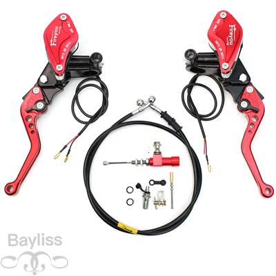 ハーレー用　フロント　マスターシリンダー　クラッチ　クラッチBOX セット 並行輸入品】 バイク油圧クラッチキット マスターシリンダー オイル