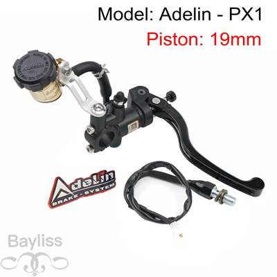 並行輸入品】 汎用 Adelin PX1 バイクラジアル取付ブレーキクラッチ