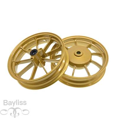 【並行輸入品】 10インチホイールドラム付きディスクブレーキ rpmバイク 二輪用 jog 6 force rsz dio 50 af17 F18 zx 50 af34 af35 フロントリアドリムの画像