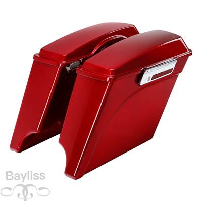 【並行輸入品】 ハーレーツーリング ロードサイクリング electraグライド ロードグライド 1993-2013用拡張可能バイクバッグの画像