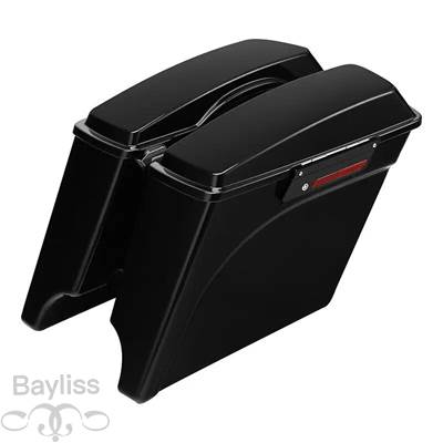 【並行輸入品】 ハーレーツーリング ロードサイクリング electraグライド ロードグライド 1993-2013用拡張可能バイクバッグの画像