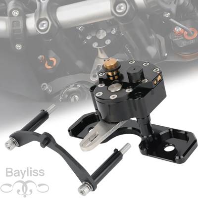 【並行輸入品】 ヤマハトレーサー9gtプラス用バイクステアリングダンパースタビライザー 安全マウント ショックアブソーバーコントロール9 gt 9 gt_1