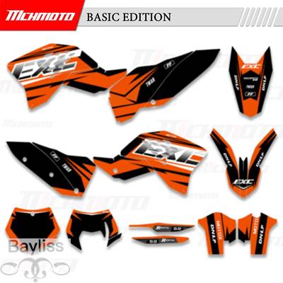 並行輸入品】 Mchmfg-バイクグラフィックデカール ktm exc excf 125