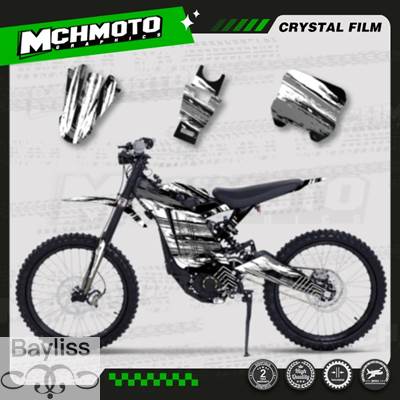 【並行輸入品】 Mchmfg-バイクチームグラフィックデカールステッカーキット サロンサーロンライトビーxs3c 2021- 2024 -004_5