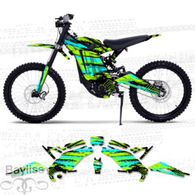 【並行輸入品】 Mchmfg-バイクチームグラフィックデカールステッカーキット サロンサーロンライトビーxs3c 2021- 2024 -004_2