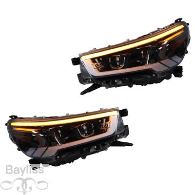 並行輸入品】 ハイラックスレボロッコ自動ヘッドライト フルLED電球