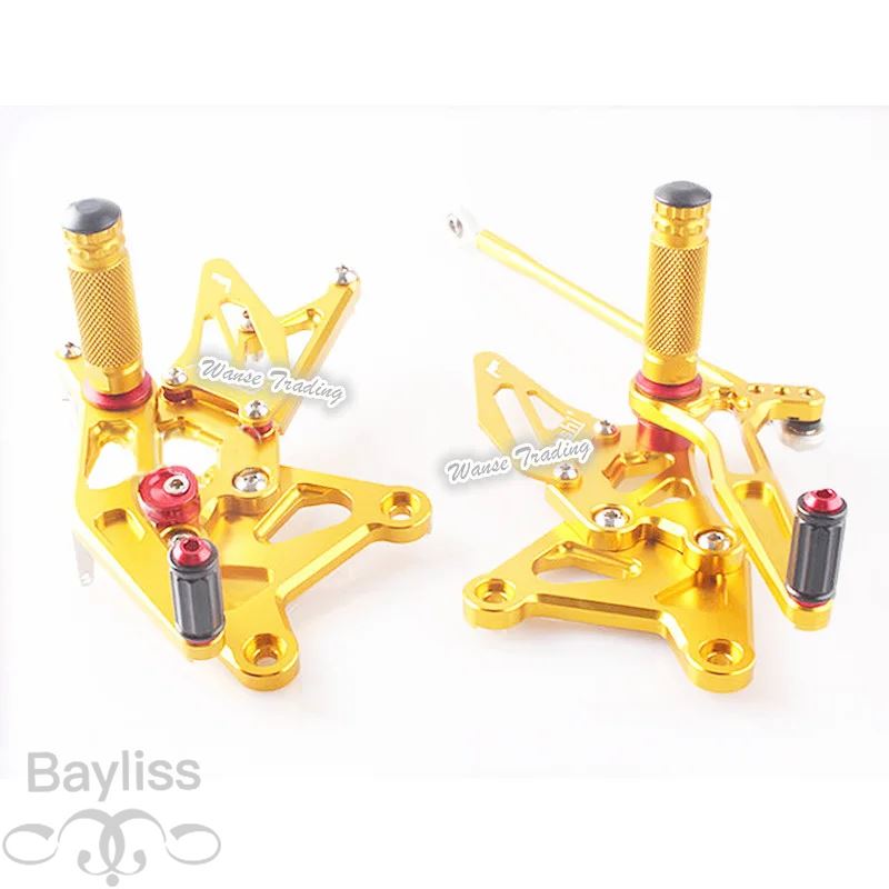 【並行輸入品】Waase-バイク 二輪リアセット フットレスト付きバックミラーキット フットレストペグ カワサキニンジャZX-6R zx 6r 636 2005 2006の画像
