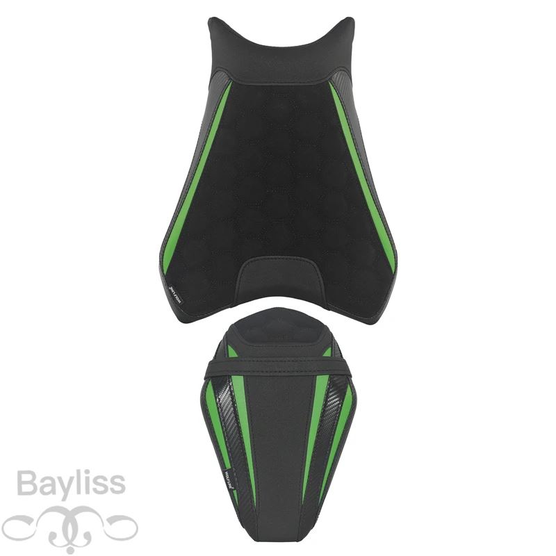 【並行輸入品】WAASE カワサキニンジャ ZX-6R ZX-636 ZX6R ZX636 2019-2025 フルフロントリアソロシートカウルクッションパッド合成革の画像