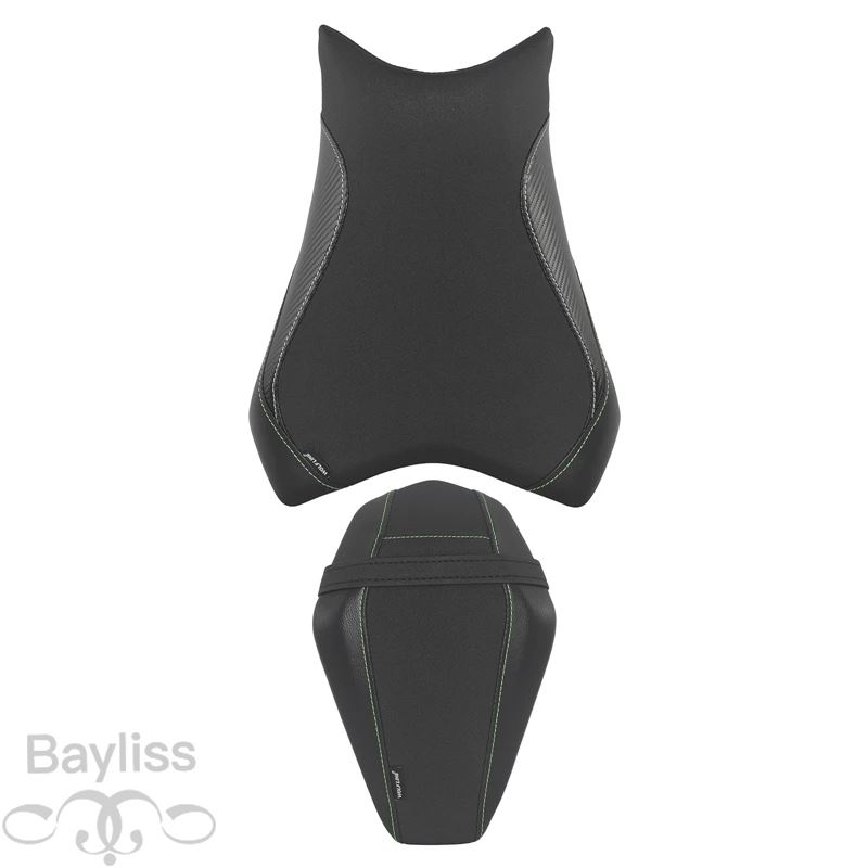 【並行輸入品】WAASE カワサキニンジャ ZX-6R ZX-636 ZX6R ZX636 2019-2025 フルフロントリアソロシートカウルクッションパッド合成革の画像