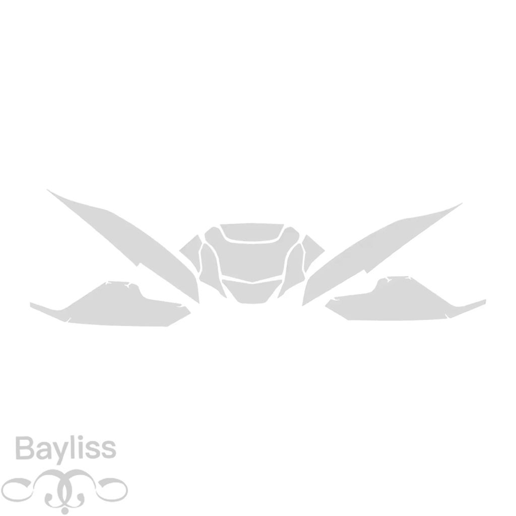 【並行輸入品】2024-2025 CFMOTO CFORCE 850 1000 ツーリング PPF バイク TPU 保護フィルム完全見えフェアリングペイントステッカーの画像