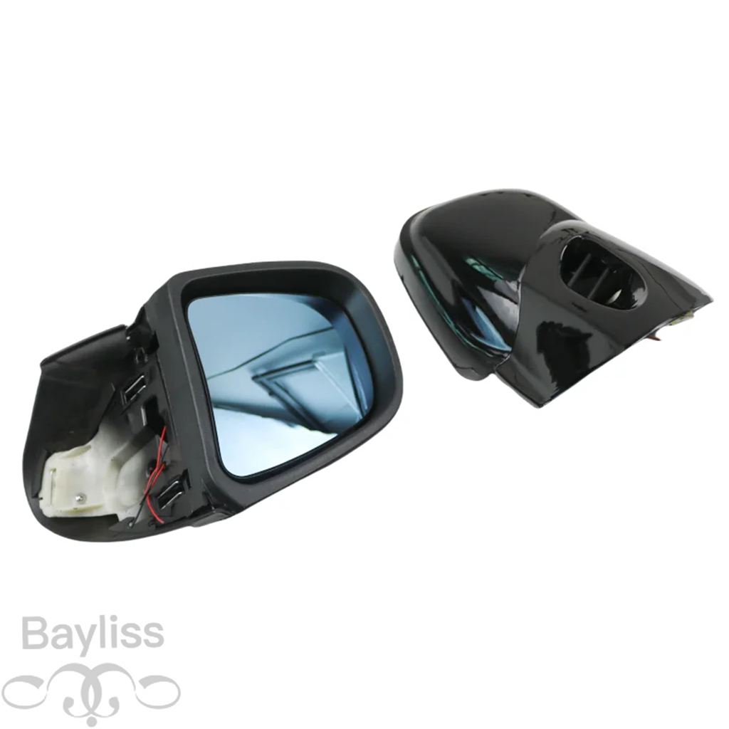 【並行輸入品】バイクフェアリングマウントバックミラーサイドミラーバックミラー LED アンバーウィンカー BMW K 1200 K1200LT K1200M 99-08の画像