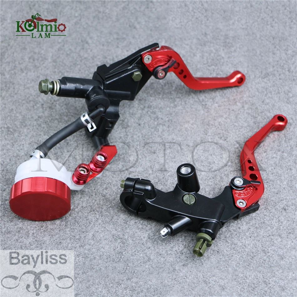 並行輸入品】バイク用ブレーキクラッチレバー マスターシリンダー