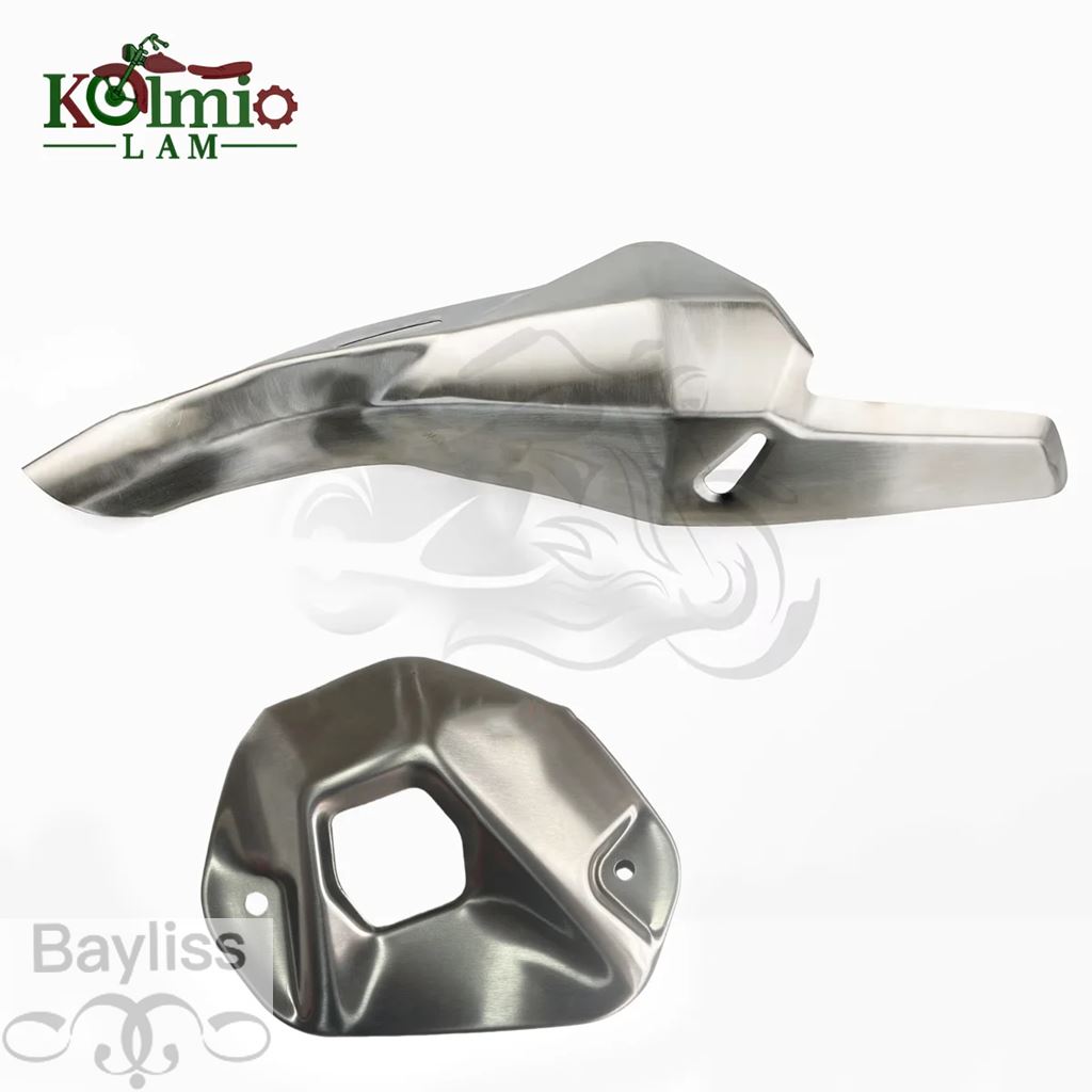 【並行輸入品】バイクアクセサリーカワサキニンジャ 500 Z500 2024 - 2025 マフラーカバーカウルプロテクター EX500 Ninja500 Z 500の画像