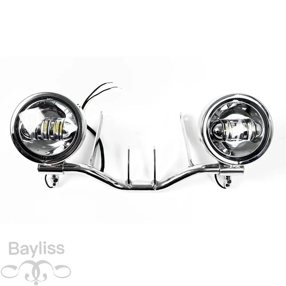 【並行輸入品】ハーレー FLSTS FXSTS 1340 クロスボーン 1992-2011 バイク LED 補助ランプキットフォグランプキット適合の画像