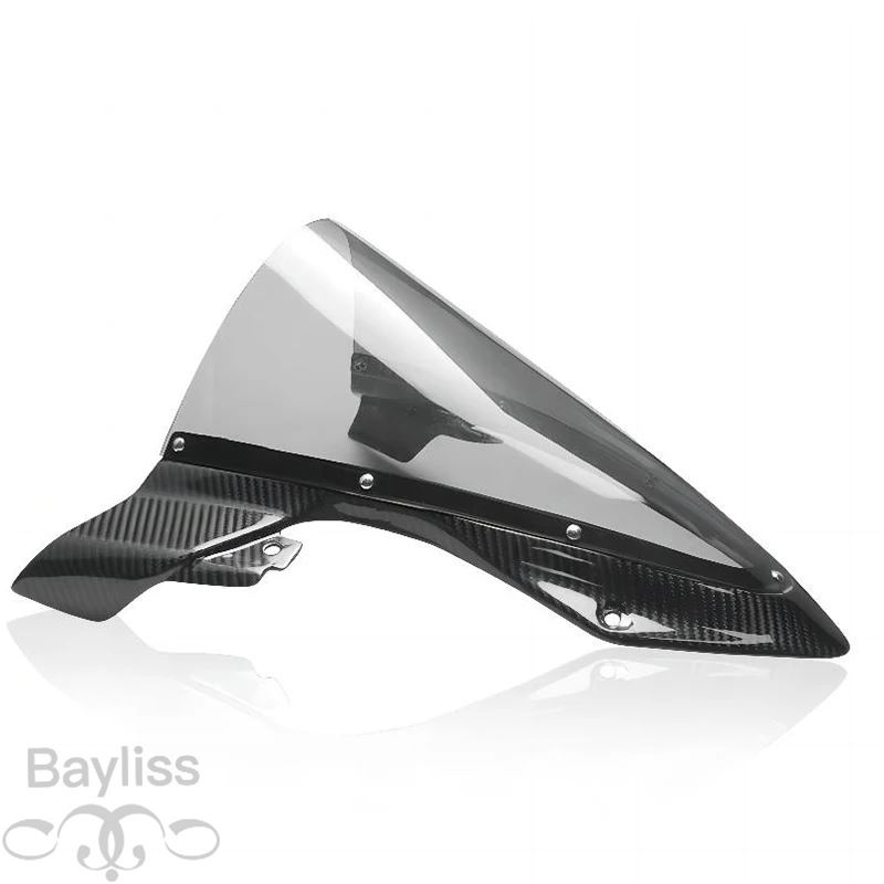 【並行輸入品】カーボンバイク用ウインドシールド 高調整可能 拡大型ウインドスクリーン ウインドスポイラーカバー フェアリングウインドスクリーン BMW S10の画像