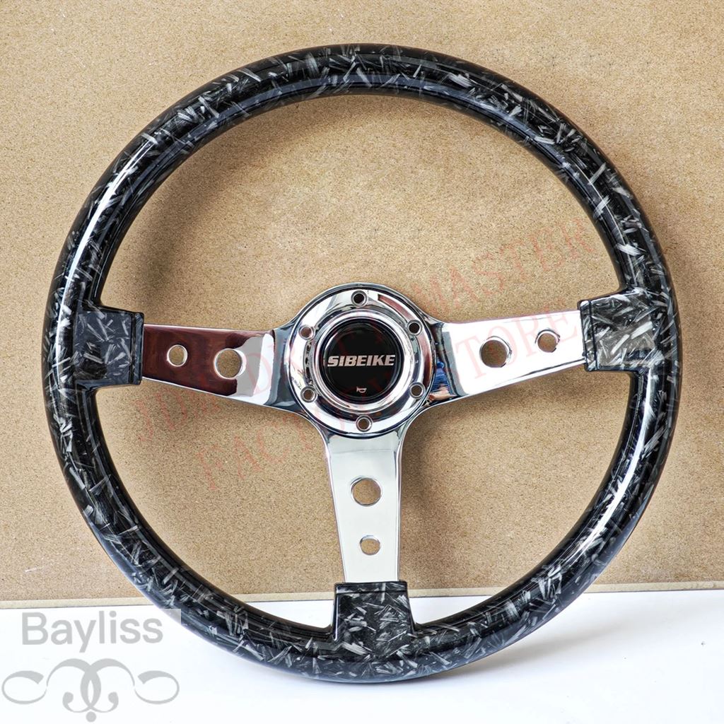並行輸入品】JDM ABS 350mm 14インチ 大理石柄ステアリングホイール