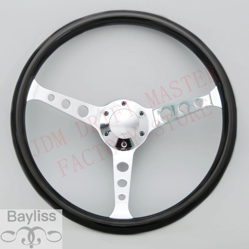 並行輸入品】15インチ クラシック スポーツ ステアリングホイール JDM