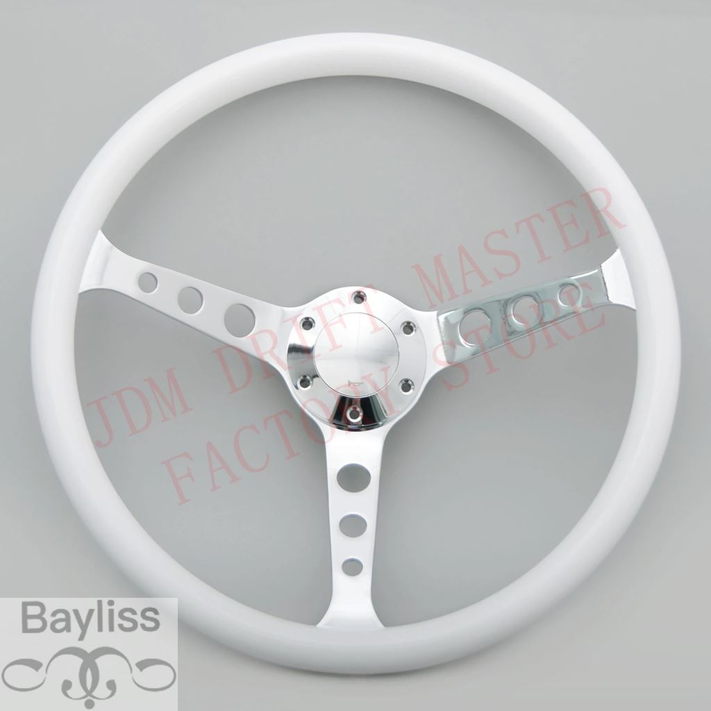 並行輸入品】15インチ クラシック スポーツ ステアリングホイール JDM