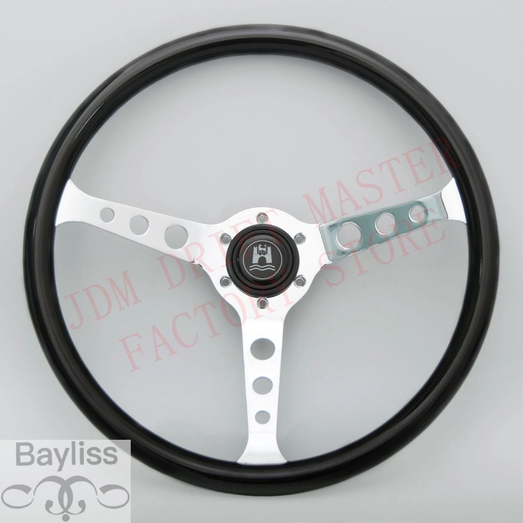 並行輸入品】15インチ クラシック スポーツ ステアリングホイール JDM