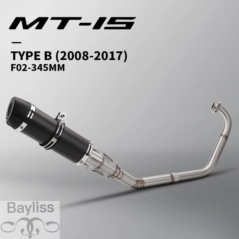 並行輸入品】YZF R15 MT15 V1 V2 2008-2017 バイク用マフラー db