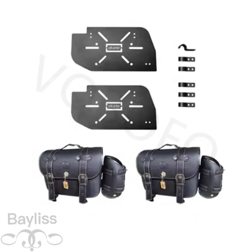 【並行輸入品】バイク 二輪用オリジナルサドルバッグ 輸送用サイドバッグ ラゲッジボックスホルダー 450nk nk450 ホルダーの画像